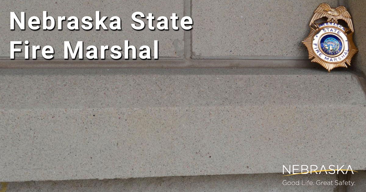 Training Division | Nebraska State Fire Marshal