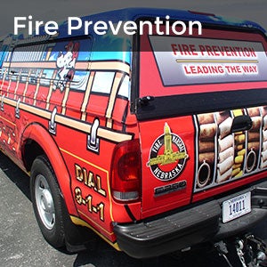 Fire Prevention - State Fire Marshal truck