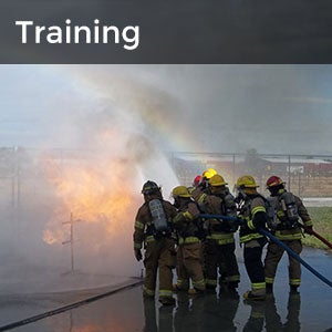 Training Division - firefighters in training